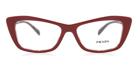 prada pr 15xv eyeglasses|Prada PR 15XV 07C1O1 Occhiali da Vista Red/Tortoise.